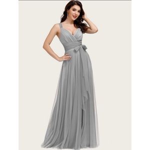 Shein Ever-Pretty Dress in Grey. Size Medium